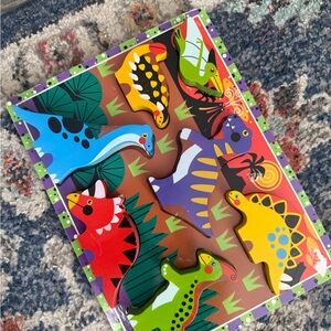 Melissa & Doug Dinosaur Wooden Puzzle for Kids